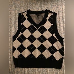 PacSun Checkered Printed Vest